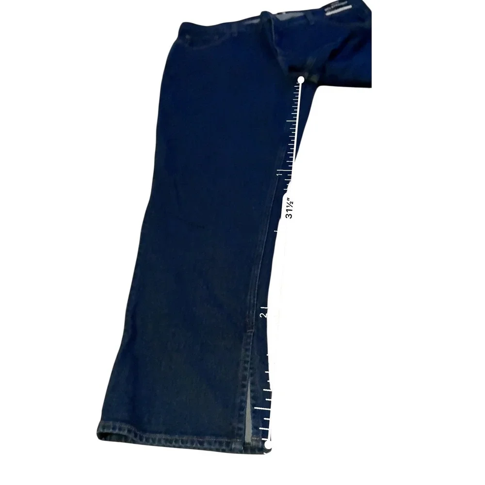 Abercrombie & Fitch NWT 90s Straight Jeans Womens 33‎ Blue Curve Love Mid Rise